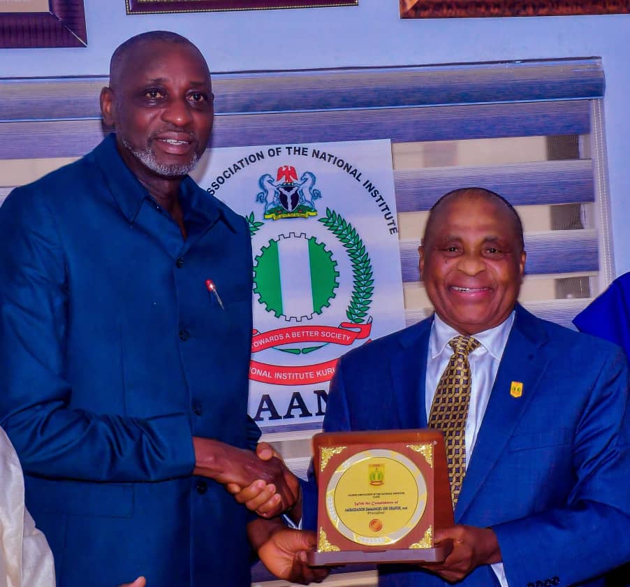 DIRECTOR-GENERAL OF NIPSS PAYS OFFICIAL VISIT TO AANI NATIONAL EXECUTIVE COMMITTEE AT THE NATIONAL SECRETARIAT DIRECTOR-GENERAL OF NIPSS PAYS OFFICIAL VISIT TO AANI NATIONAL EXECUTIVE COMMITTEE AT THE NATIONAL SECRETARIAT 